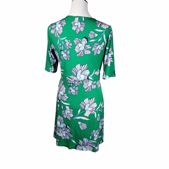 Vince Camuto size *Medium* Green Floral Stretchy Dress *Please Read* - Picture 5 of 9